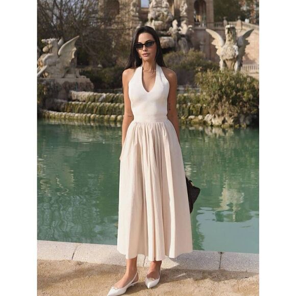 ZARA KNIT HALTER TOP - Picture 3 of 16